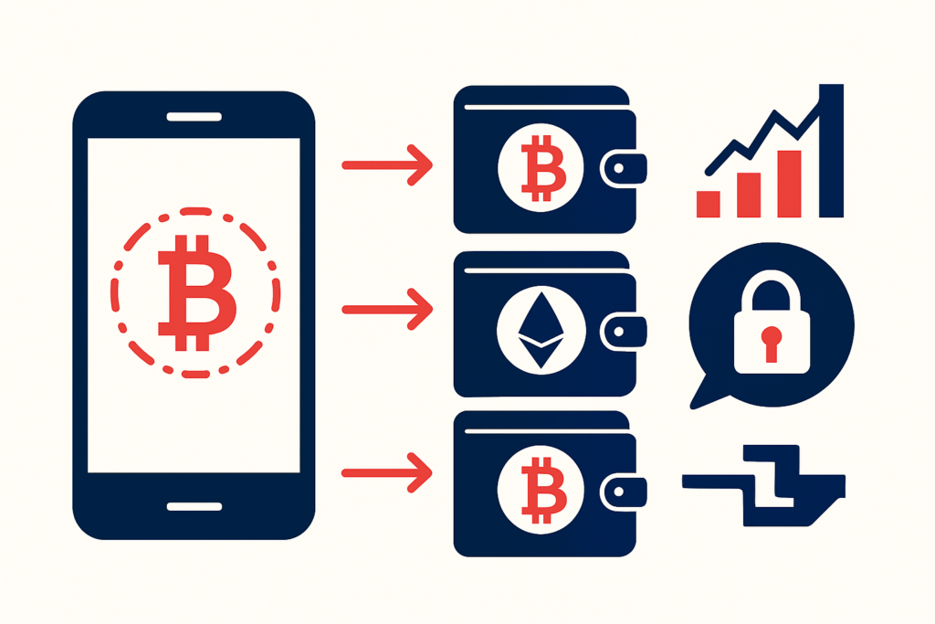 Sankcje USA wobec Xinbi: 52 mln dolarów w krypto pod kontrolą — ilustracja