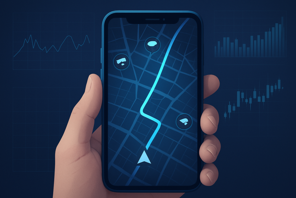 Mapa kamer Flock Safety w MapQuest: co pokazuje i co oznacza